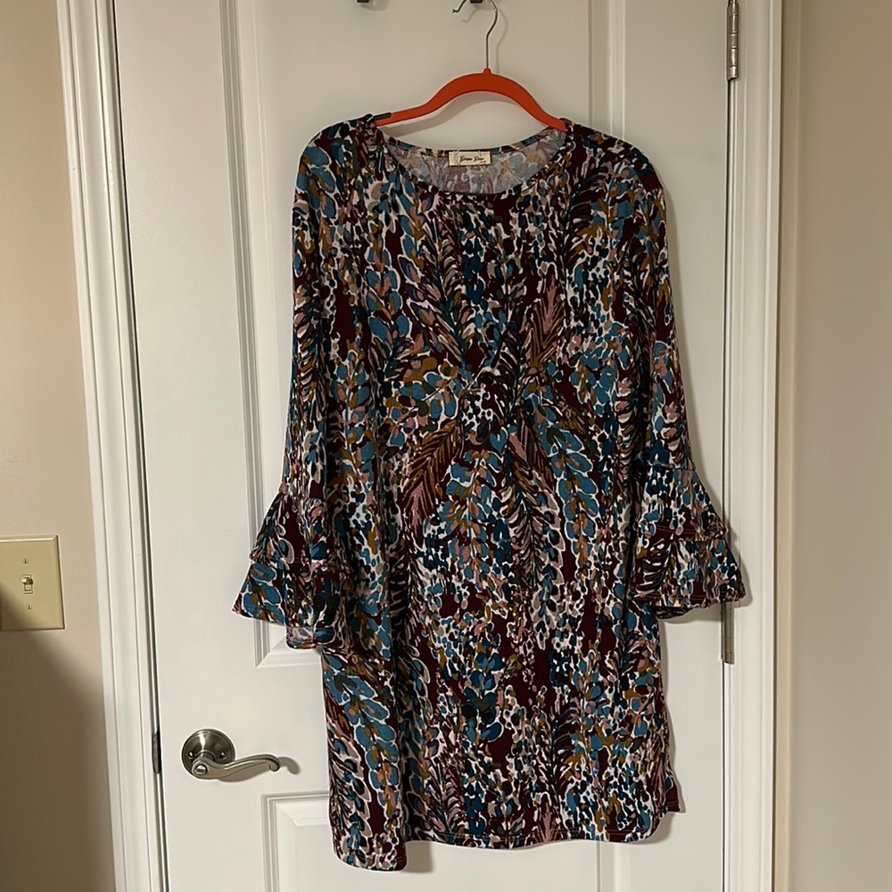 Chic Soul Bell Sleeve Dress